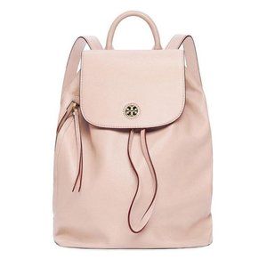 Tory Burch BRODY LIGHT OAK PEBBLED LEATHER BACKPAC